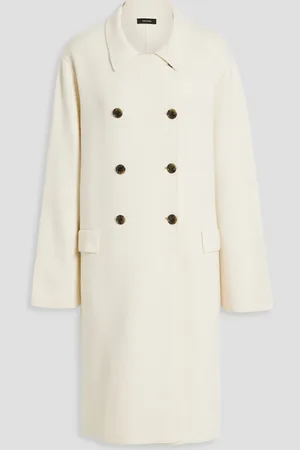 Lisa Yang Edith double-breasted cashmere coat - White - 2