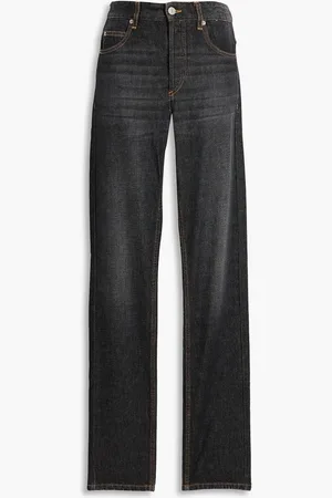Marant Etoile Biliana high-rise slim-leg jeans - Gray - FR 34