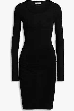 Marant Etoile Jyoti gathered knitted mini dress - - FR 42