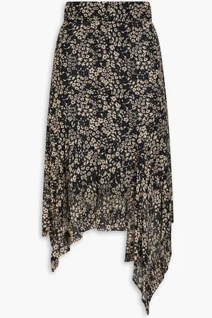 Marant Etoile Eda printed georgette midi skirt - - FR 34