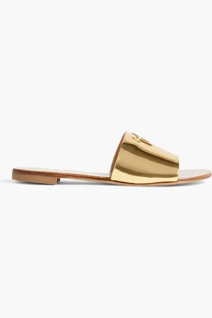 Giuseppe Zanotti Shirley mirrored slides - Metallic - EU 37.5