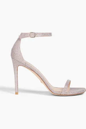 Stuart Weitzman Metallic woven sandals - Metallic - US 9