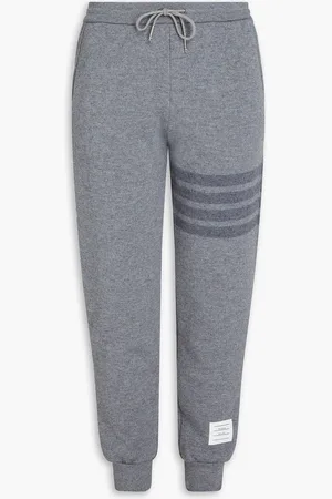 Thom Browne Striped wool track pants - - IT 40
