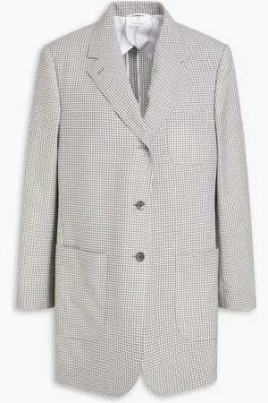 Thom Browne Gingham wool-tweed blazer - Gray - IT 40