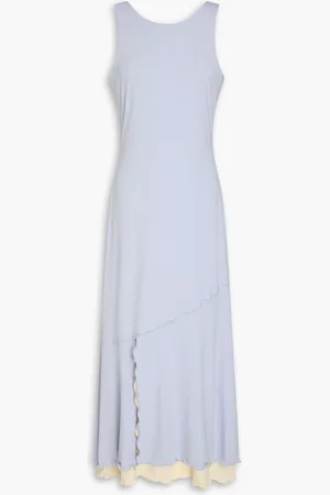 Derek Lam Stephanie ruffled stretch-jersey midi dress - Purple - S
