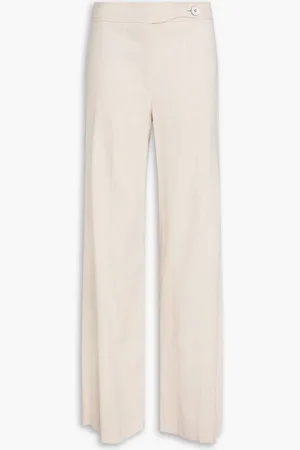 Derek Lam Owen linen-blend twill flared pants - White - US 6