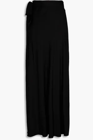 Diane von Furstenberg Krisia EcoVero™-blend crepe de chine maxi wrap skirt - - S