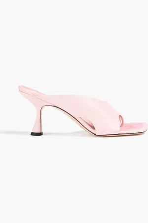 Wandler Gaia leather mules - Pink - EU 40