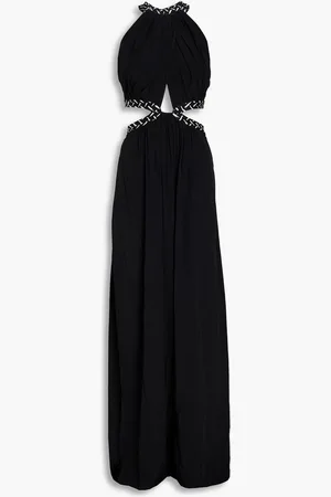 Diane von Furstenberg Elizabeth cutout cady maxi dress - - US 6