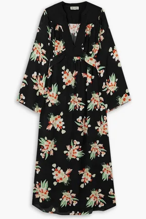 RIXO London Anela floral-print crepe midi dress - - UK 14