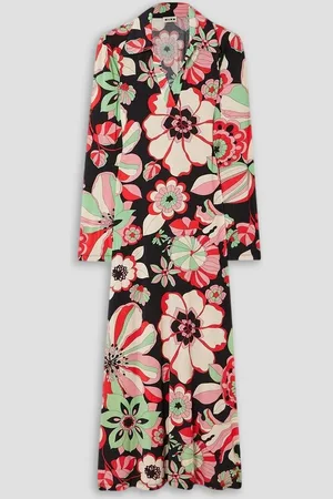 RIXO London Tillie floral-print stretch-jersey midi dress - - UK 6