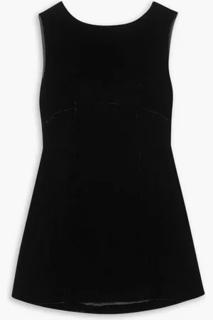 RIXO London Michaela cutout bow-embellished velvet mini dress - - UK 6