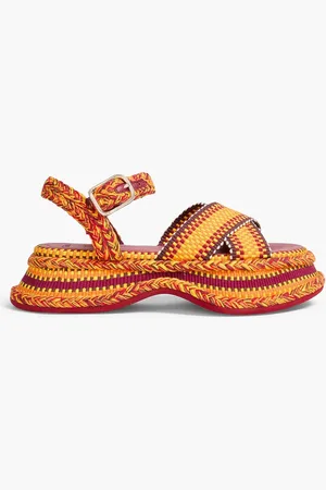 Chloé Meril woven platform sandals - - EU 38