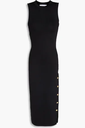 Moschino Button-detailed knitted midi dress - - IT 44