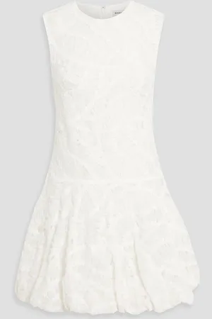 Simkhai Vallan embroidered georgette mini dress - White - US 6