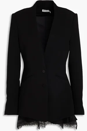 Simkhai Allie lace-trimmed cady blazer - - US 4
