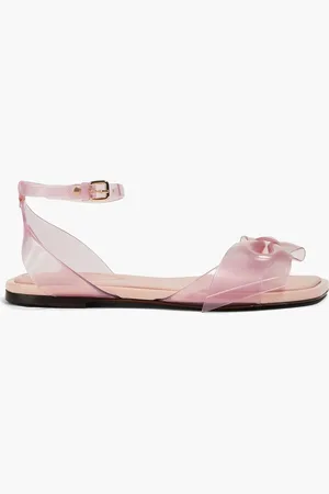 ZIMMERMANN Bow-detailed PVC sandals - Pink - EU 36