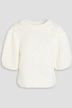tibi Cotton-blend sweater - - XL
