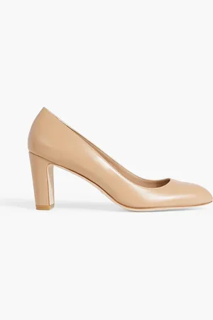 Stuart Weitzman Vida 75 leather pumps - Neutral - EU 37.5