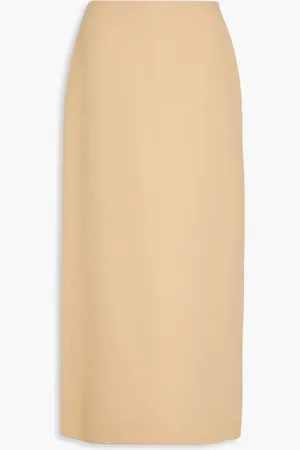 By Malene Birger Palomie wool-felt midi skirt - Neutral - DE 38