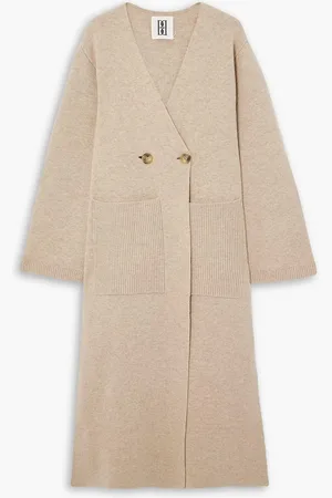 By Malene Birger Carlyn double-breasted wool-blend cardigan - Neutral - M