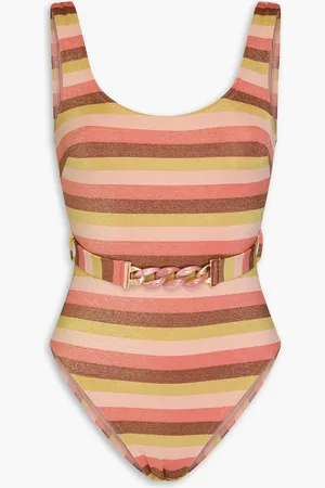 ZIMMERMANN Striped swimsuit - - 1