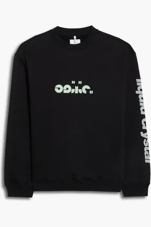 OAMC Printed cotton-fleece sweatshirt - - M