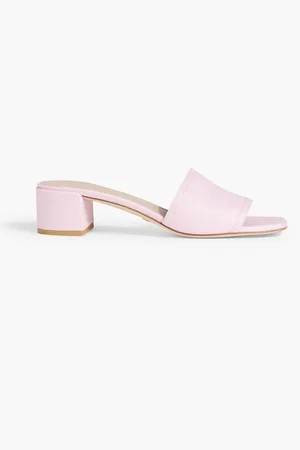 Stuart Weitzman Cayman 35 canvas mules - Pink - EU 36