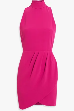 IRO Kamela pleated crepe mini dress - Pink - FR 34