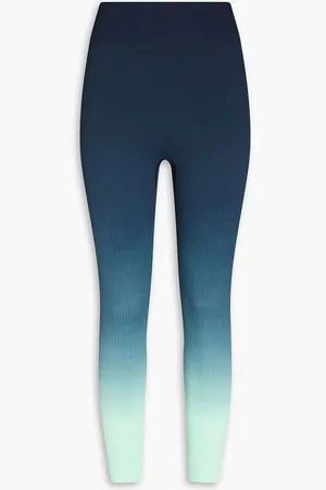 The Upside Dégradé ribbed stretch leggings - Blue - US 8