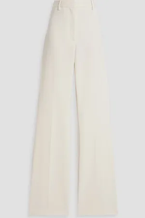 NILI LOTAN Corette wool-twill straight-leg pants - White - US 4