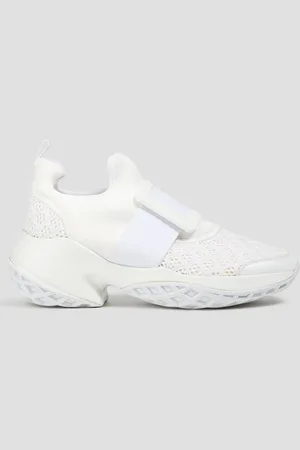 Roger Vivier Viv Run scuba, mesh and leather sneakers - - EU 41