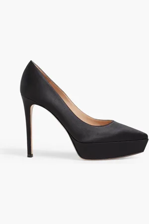 Gianvito Rossi Dasha satin platform pumps - - EU 41.5