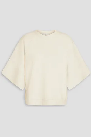 tibi French cotton-terry sweatshirt - White - XXS