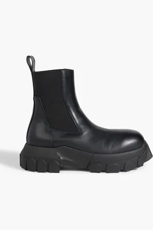 Rick Owens Leather Chelsea boots - - EU 35