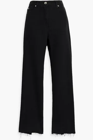 IRO Briol frayed high-rise straight-leg jeans - - 29