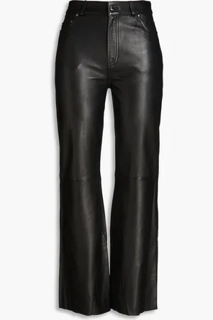Maje Leather flared pants - - FR 40