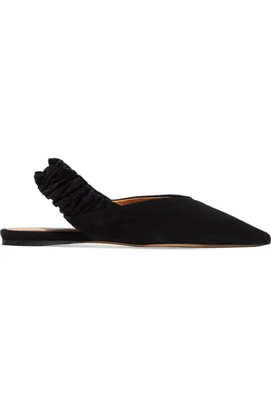Isabel Marant Linta suede slingback point-toe flats - - EU 38