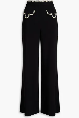 Camilla Crepe flared pants - - S