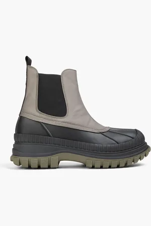 Ganni Shell and rubber ankle boots - Green - EU 41