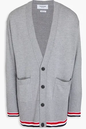 Thom Browne Mélange wool cardigan - - 1