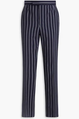 Thom Browne Fit 1 striped wool pants - Blue - 1