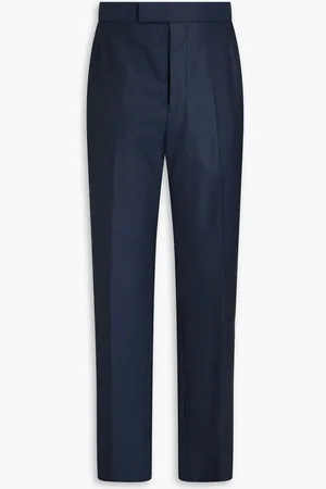 Thom Browne Wool-twill pants - Blue - 1
