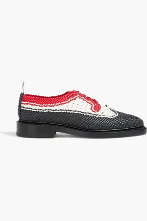Thom Browne Woven leather brogues - Blue - EU 36