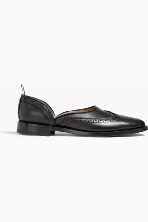 Thom Browne Perforated leather loafers - - EU 35