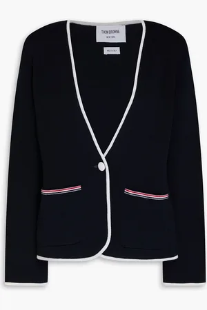 Thom Browne Wool-blend blazer - Blue - IT 38