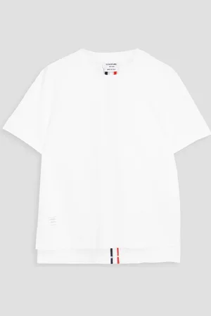 Thom Browne Striped cotton-jersey T-shirt - - IT 36