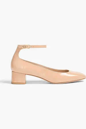 Stuart Weitzman Jane patent-leather pumps - Neutral - EU 37.5