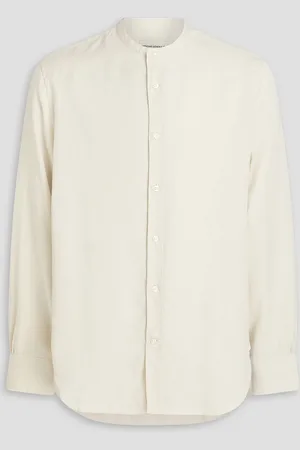 OFFICINE GENERALE Gaspard washed-Lyocell shirt - White - M