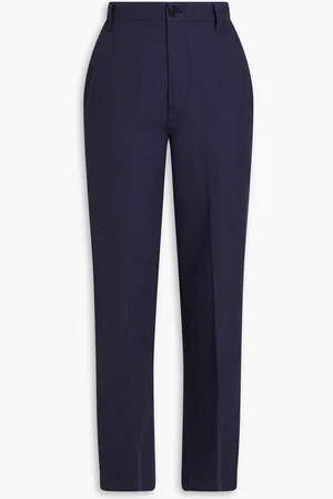 ALEX MILL Kennedy linen, TENCEL™ and cotton-blend twill tapered pants - White - US 12